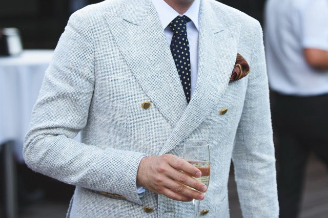 Double-Breasted Blazers with Chinos: A Riviera Look