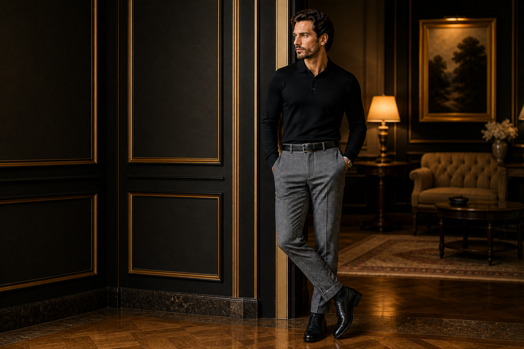 Checkered Trousers: Pairing with Solid Tops