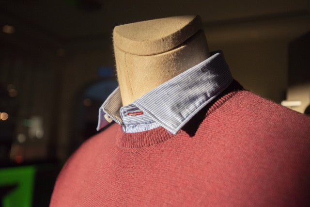 Wearing a Collared Shirt Under a Crew Neck: The Layering Guide