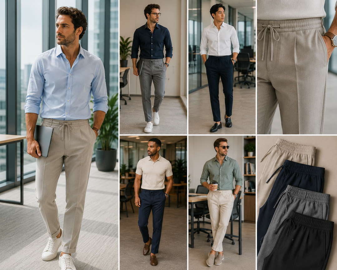 Drawstring Dress Pants: Styling Comfort for Summer Office Wear