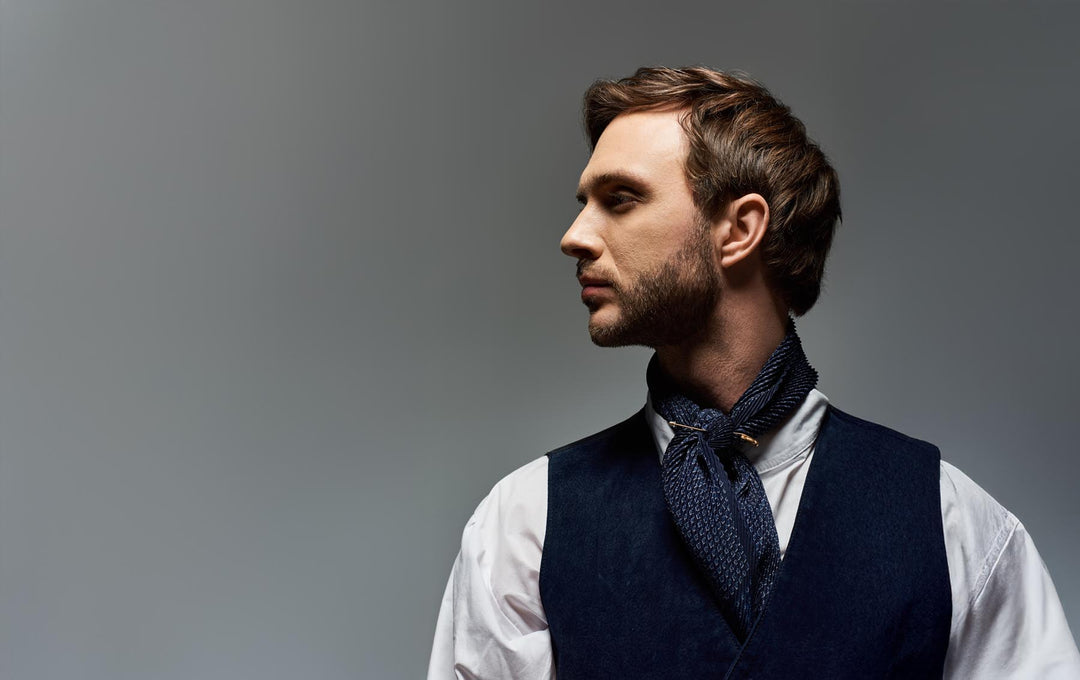 How To Wear a Silk Scarf With a Collared Shirt ?