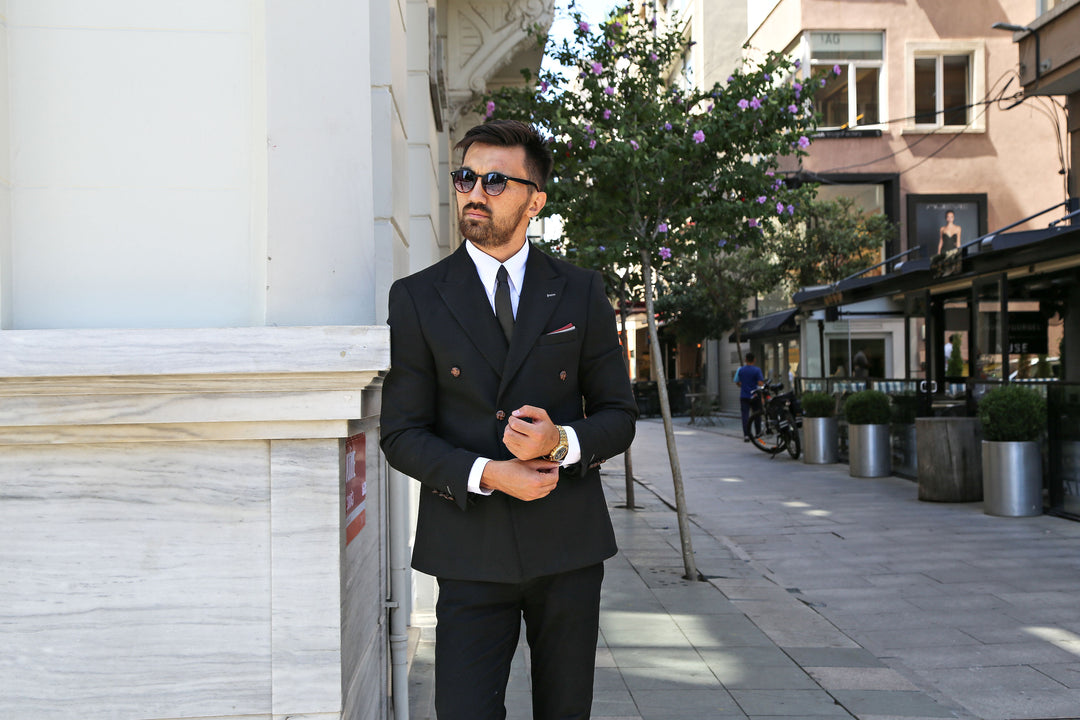 The Magic of Black: Combinations with Black Men Suits