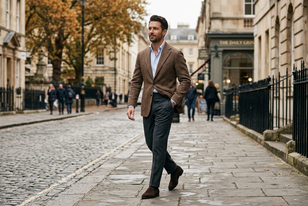 Men's Herringbone Blazers: What to Wear with Them