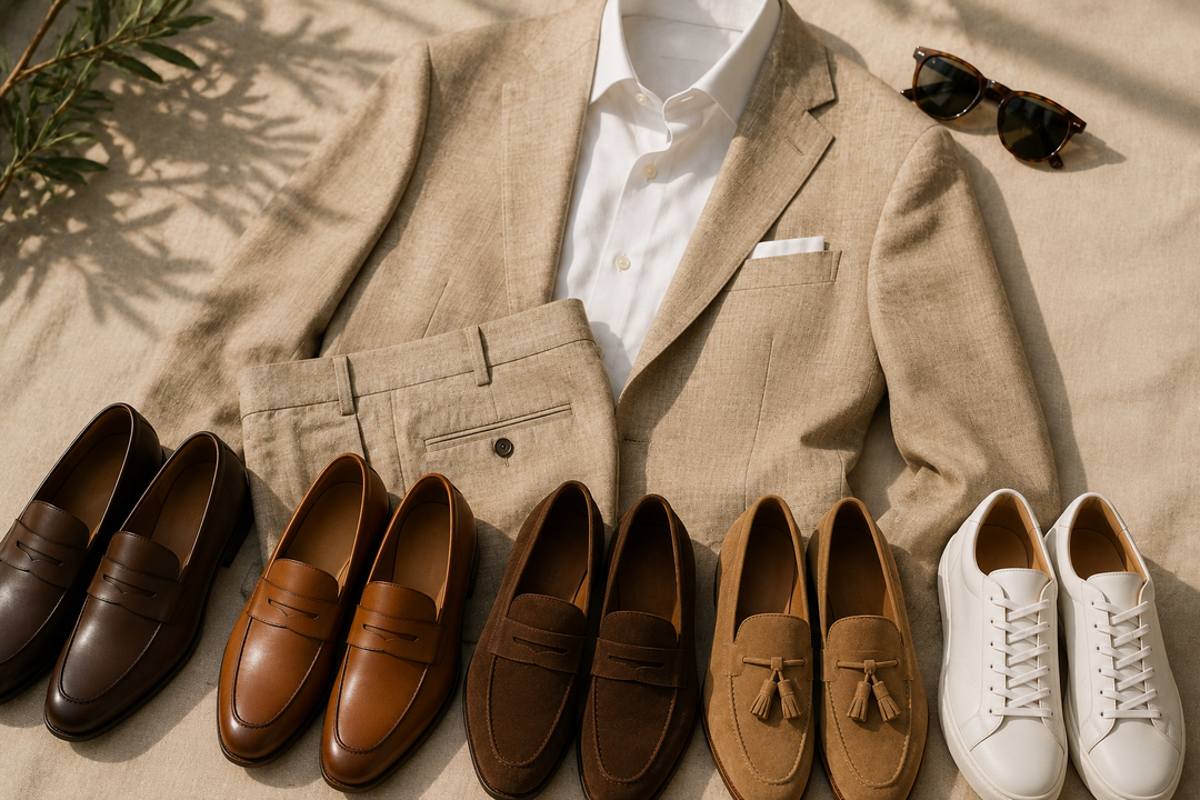 What Color Shoes Go Best with a Light Tan Summer Suit?