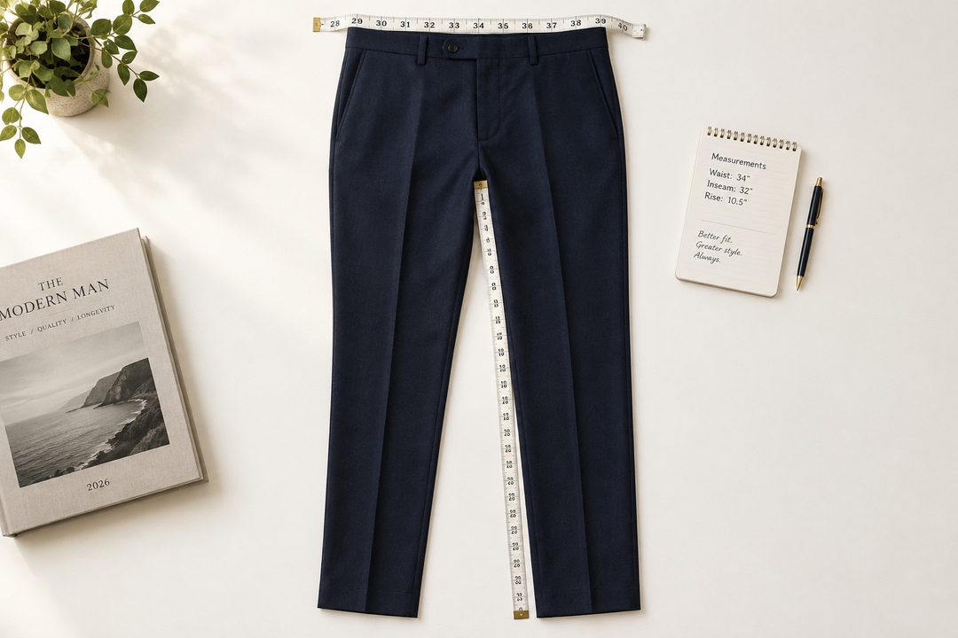 How to Measure Men’s Pants Waist and Inseam