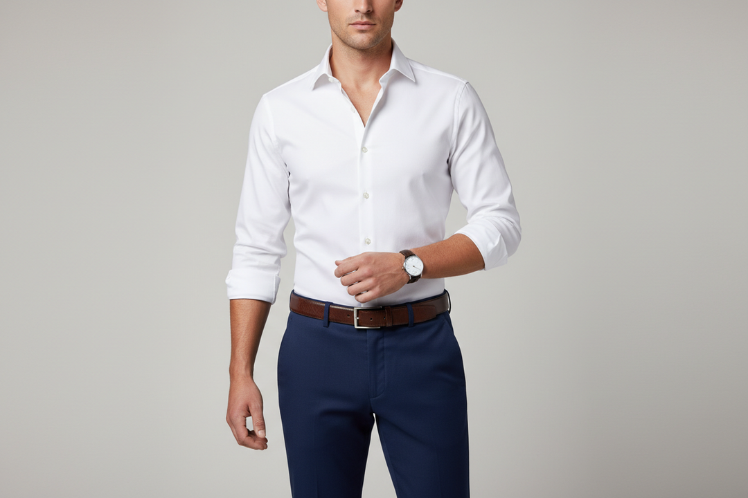 How to Stop a Lightweight Dress Shirt from Gaping at the Chest