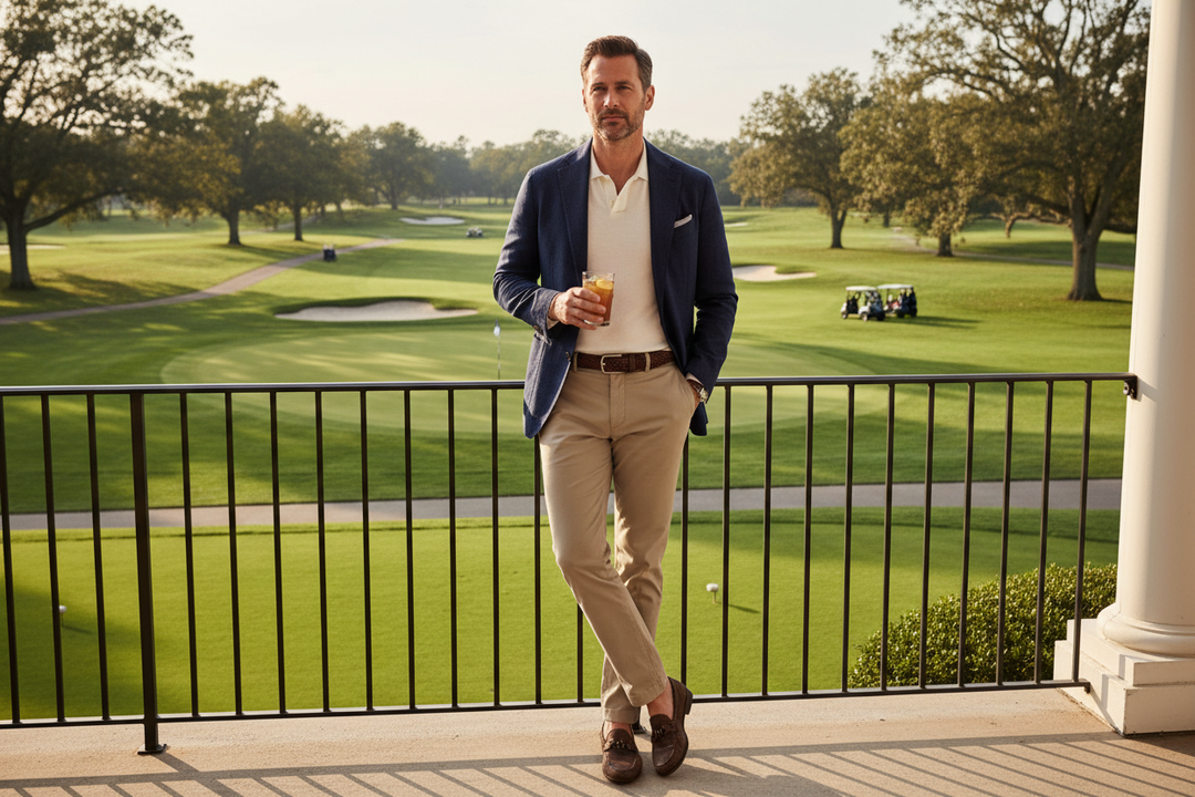 Men's Golf Tournament Attire: The Lightweight Clubhouse Blazer