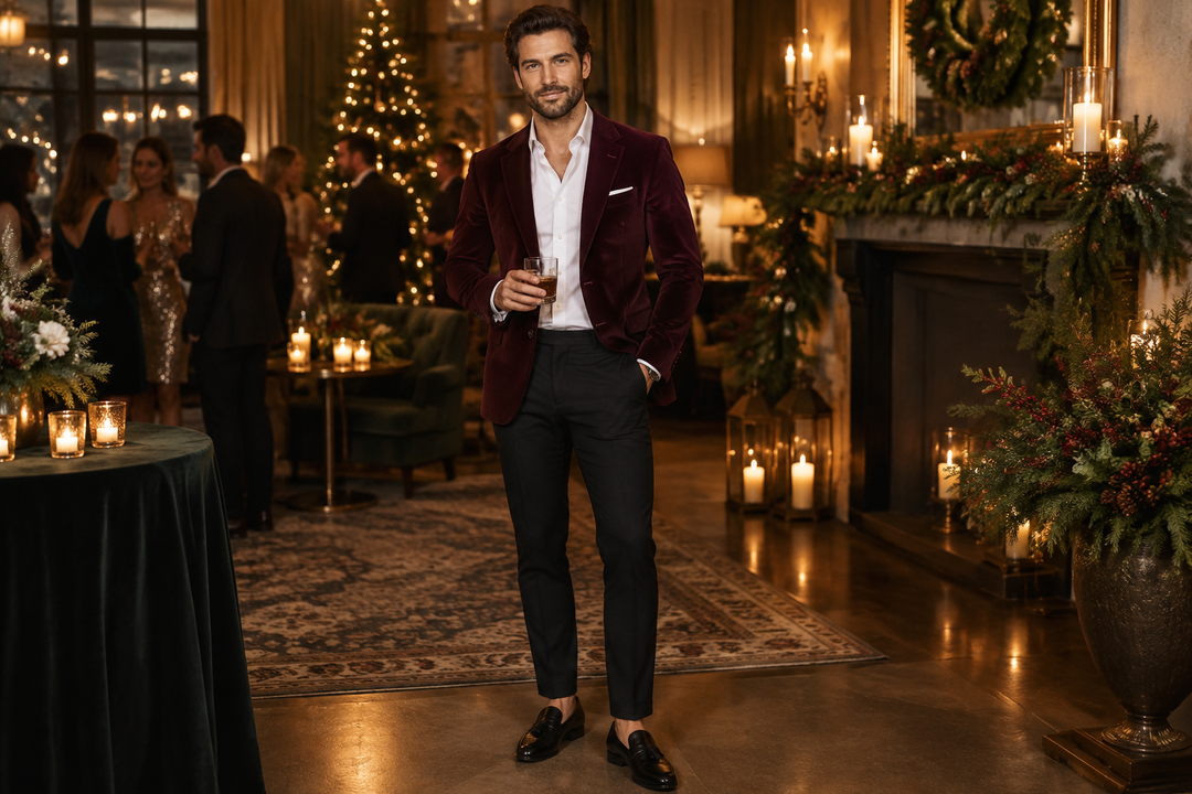 Men’s Velvet Blazers for Holiday Parties: An Outfit Guide