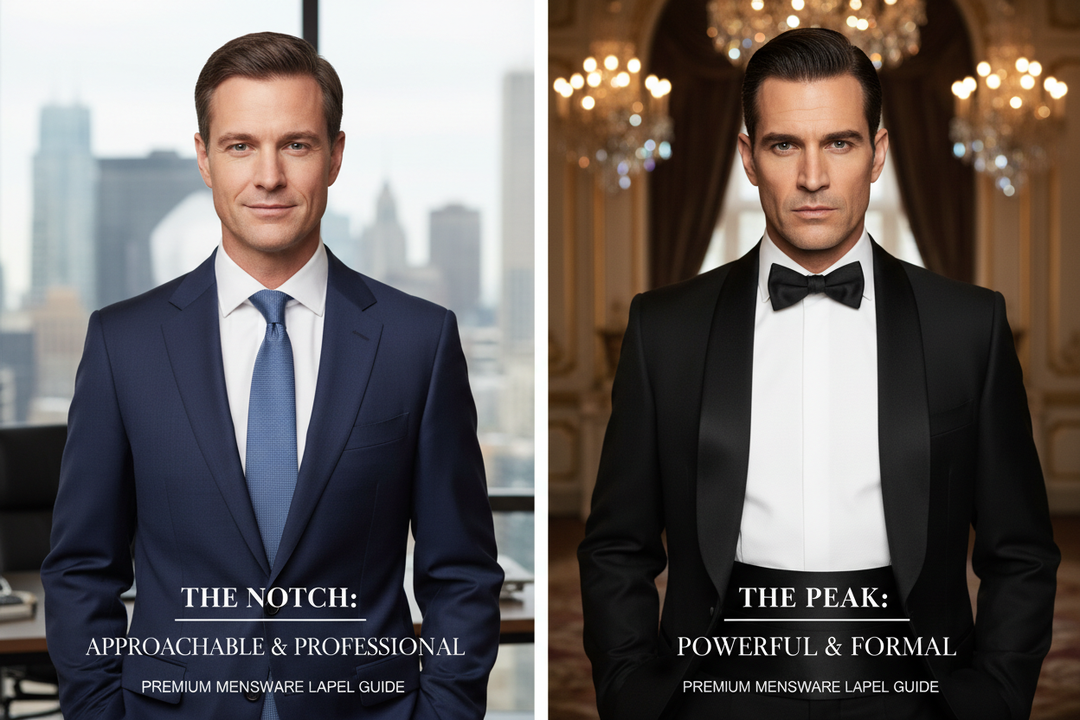 Notched vs. Peaked Lapels: What Signals "Formal"?