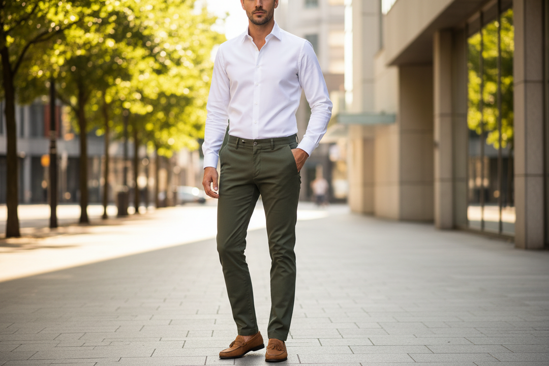 Olive Green Chinos: The Most Underrated Summer Pants for Men