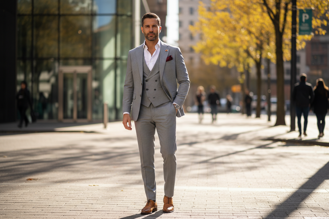 The Pinstripe Vested Suit: Why It’s Having a Moment in 2026 and How to Wear It