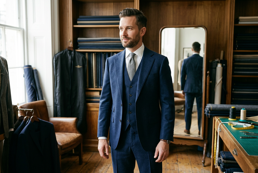 Men's Three-Piece Suits: How the Vest Should Fit