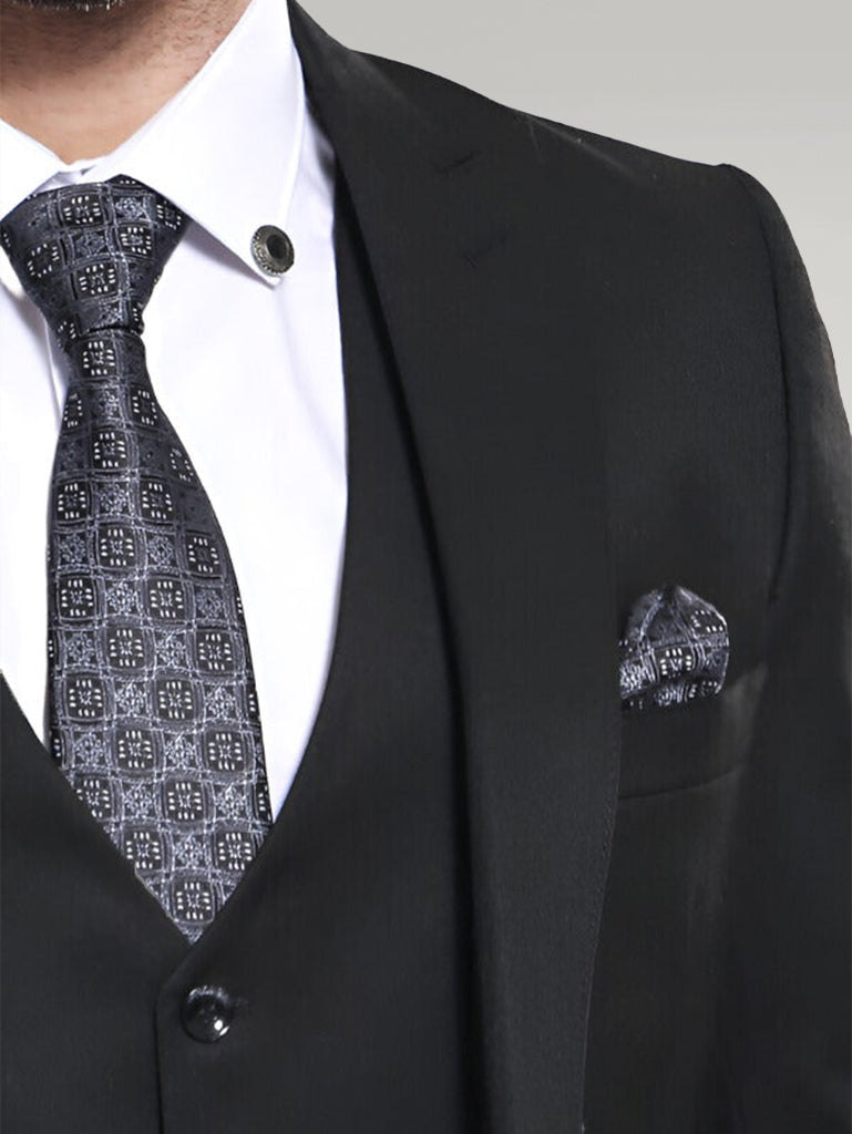 Ensemble gilet et blazer noir - Wessi