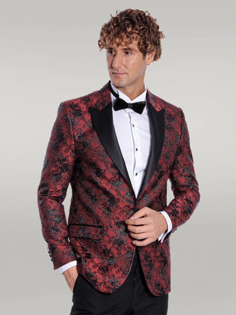 Patterned mens blazer hotsell