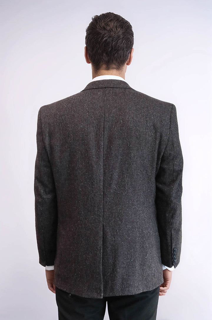 Blazer Homme Anthracite Coupe Regular 4 Gouttes - Wessi