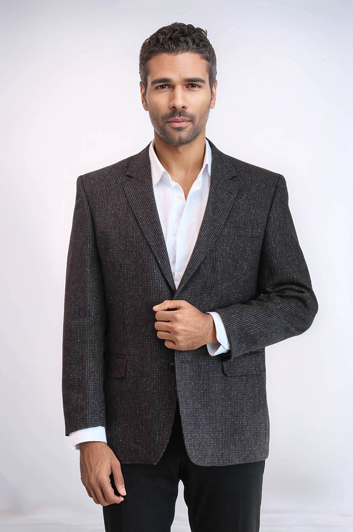 Blazer Homme Anthracite Coupe Regular 4 Gouttes - Wessi