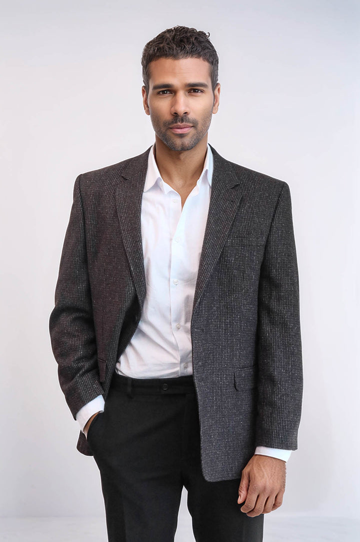 Blazer Homme Anthracite Coupe Regular 4 Gouttes - Wessi