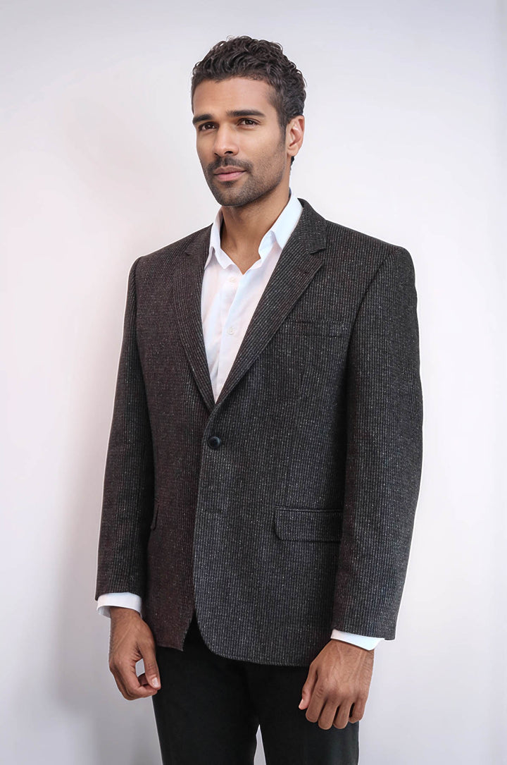 Blazer Homme Anthracite Coupe Regular 4 Gouttes - Wessi