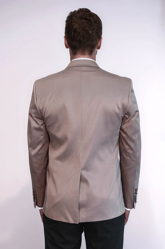 Beige Blazer With Patch Pockets | Wessi