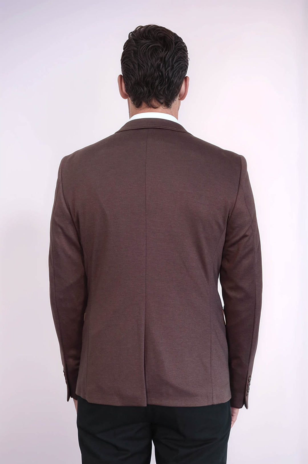 Blazer marrone slim fit modellato - Wessi