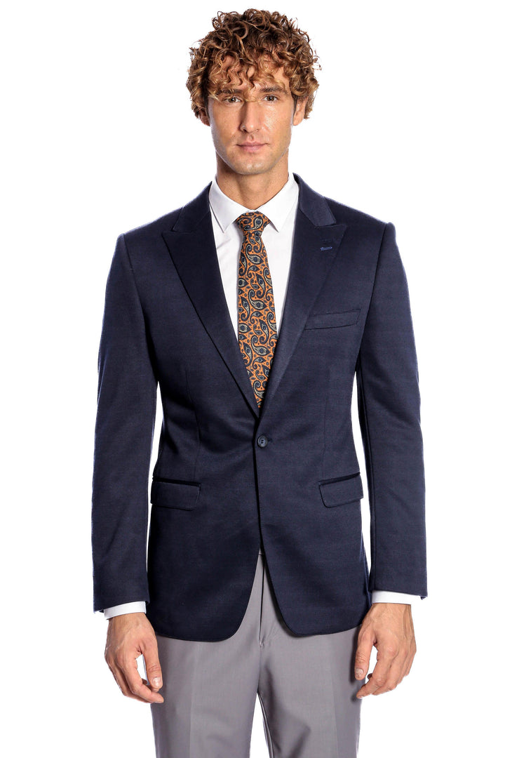 Giacca slim fit blu navy - Wessi