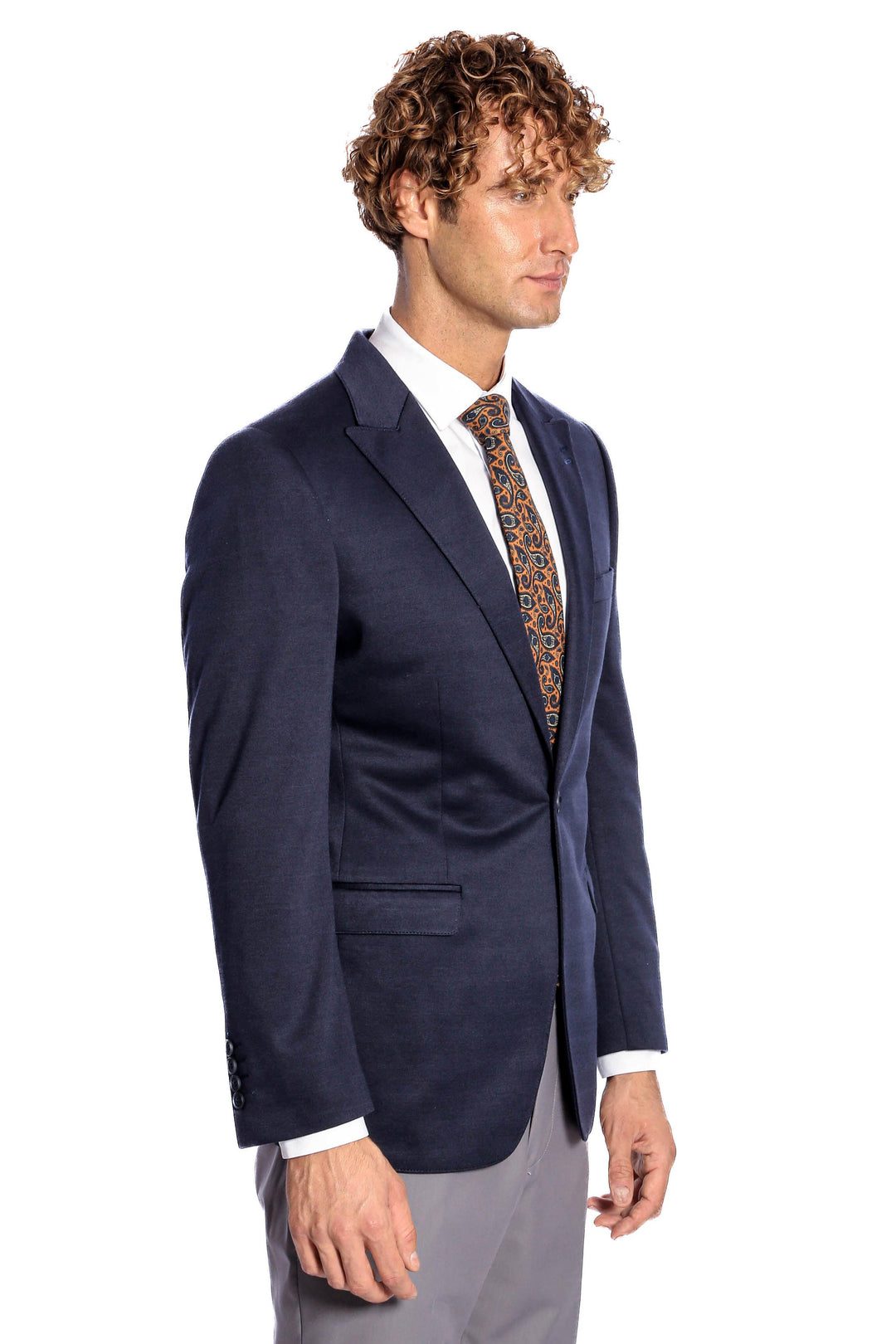 Giacca slim fit blu navy - Wessi