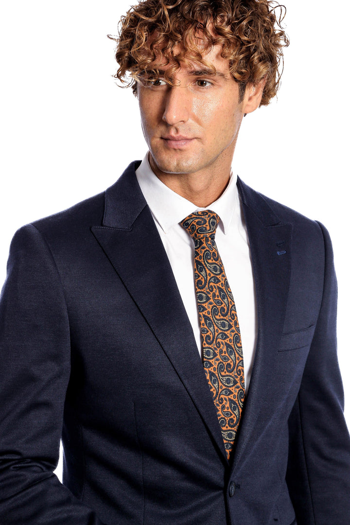 Giacca slim fit blu navy - Wessi