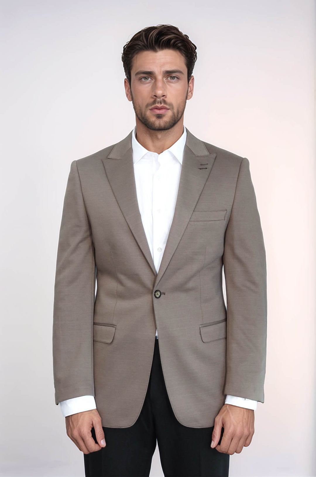 Beige Men's Jacket - Wessi