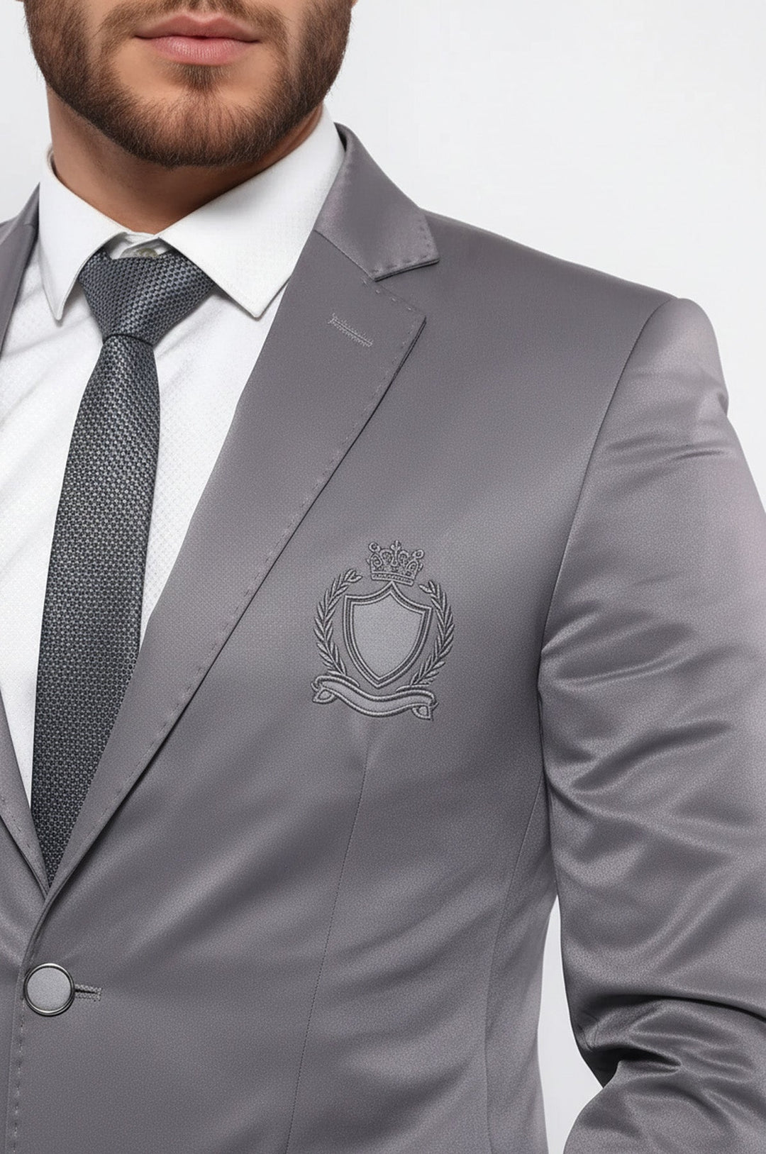 Легкая дымчатая куртка с двойными пуговицами и монолацканами, хохлатая-Wessi