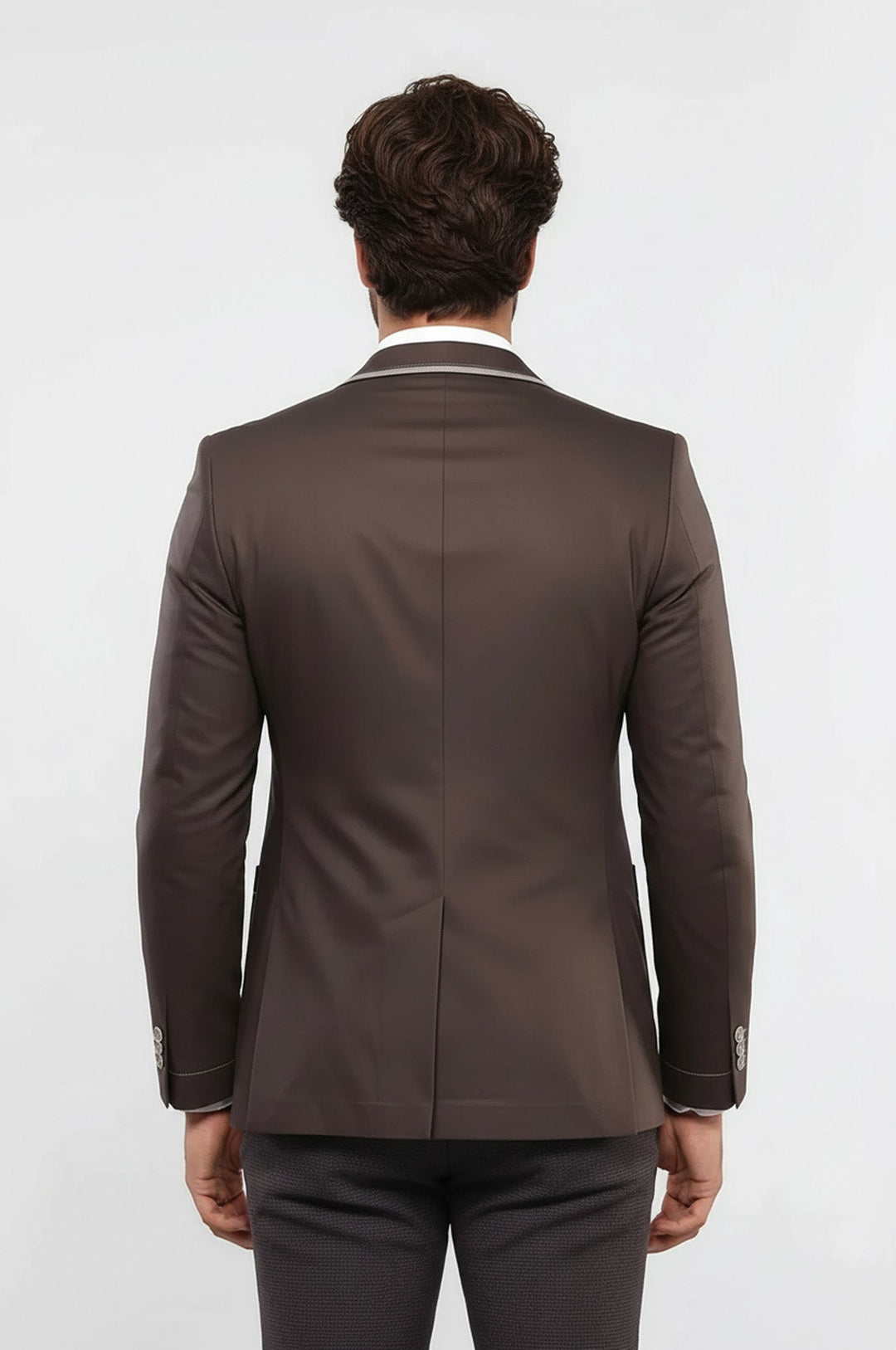 2-пуговичный карман для сумки коричневого цвета-Wessi