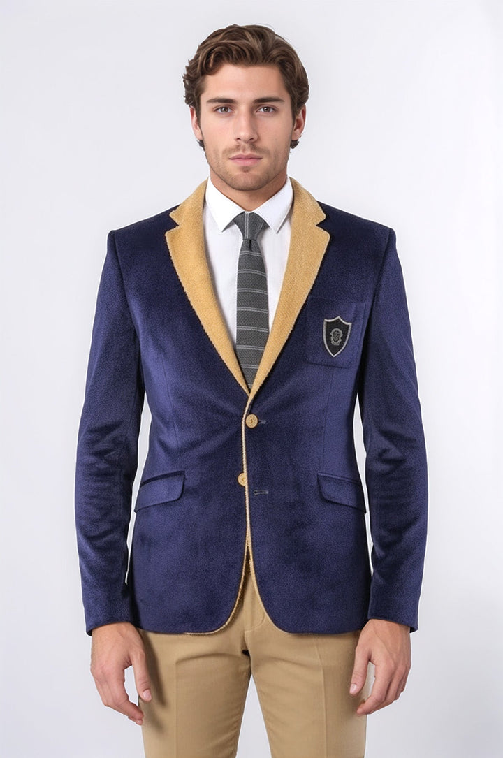 Purple Velvet Men's Jacket | Wessi