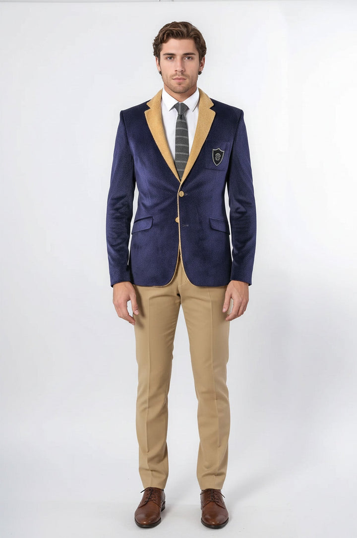 Purple Velvet Men's Jacket | Wessi