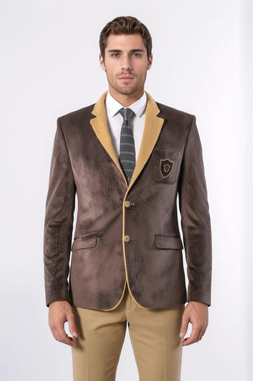 Furry Light Beige Blazer | Wessi