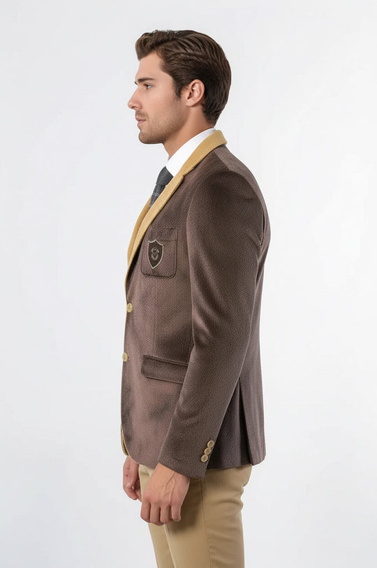 Furry Light Beige Blazer | Wessi