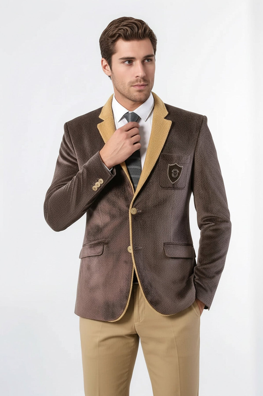 Blazer peludo beige claro | wess
