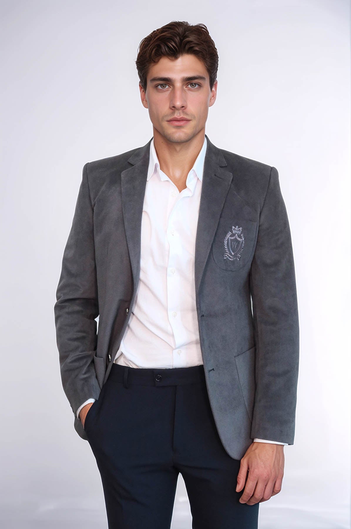 Men's Velvet Blazer – Wessi