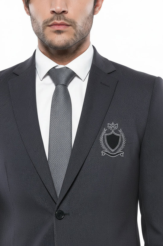 Pocket Flap Rigging Velvet Grey Jacket-Wessi