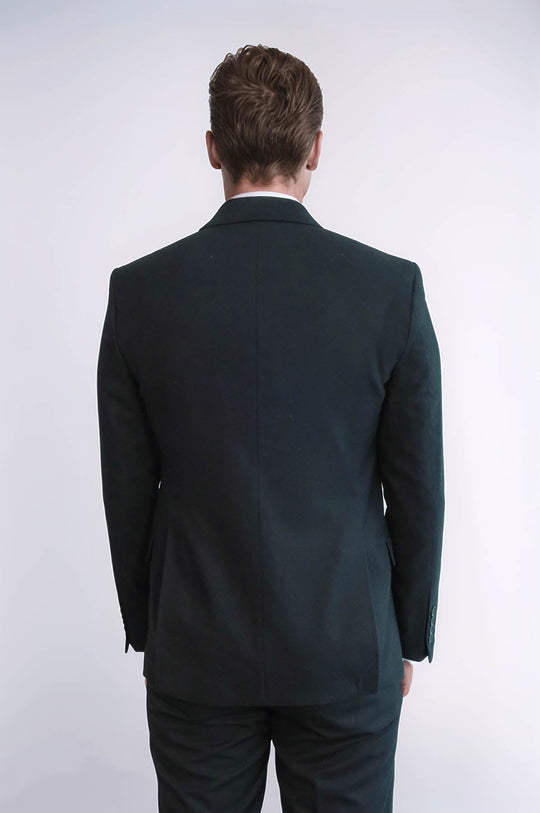 Blazer Homme Uni Slim Fit Sport Noir - Wessi