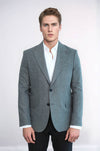 Plain Slim Fit Sport Grey Men Blazer - Wessi