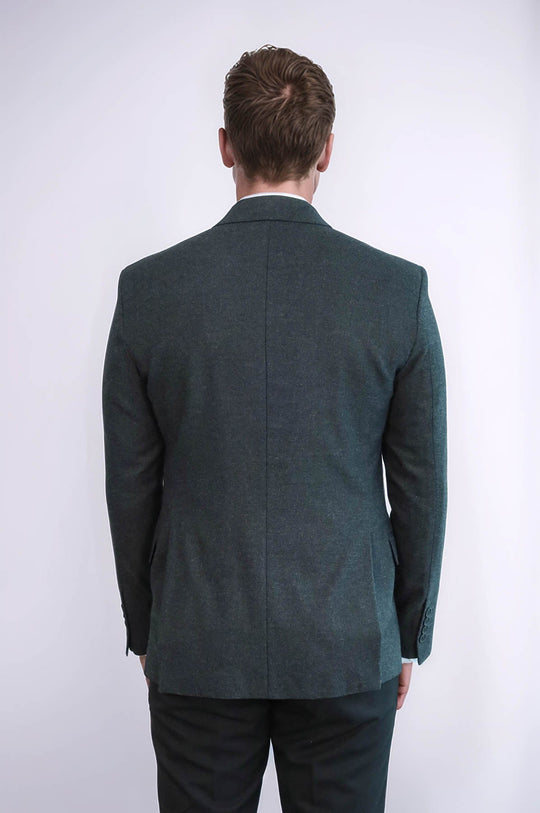 Blazer da uomo sportivo antracite tinta unita slim fit - Wessi