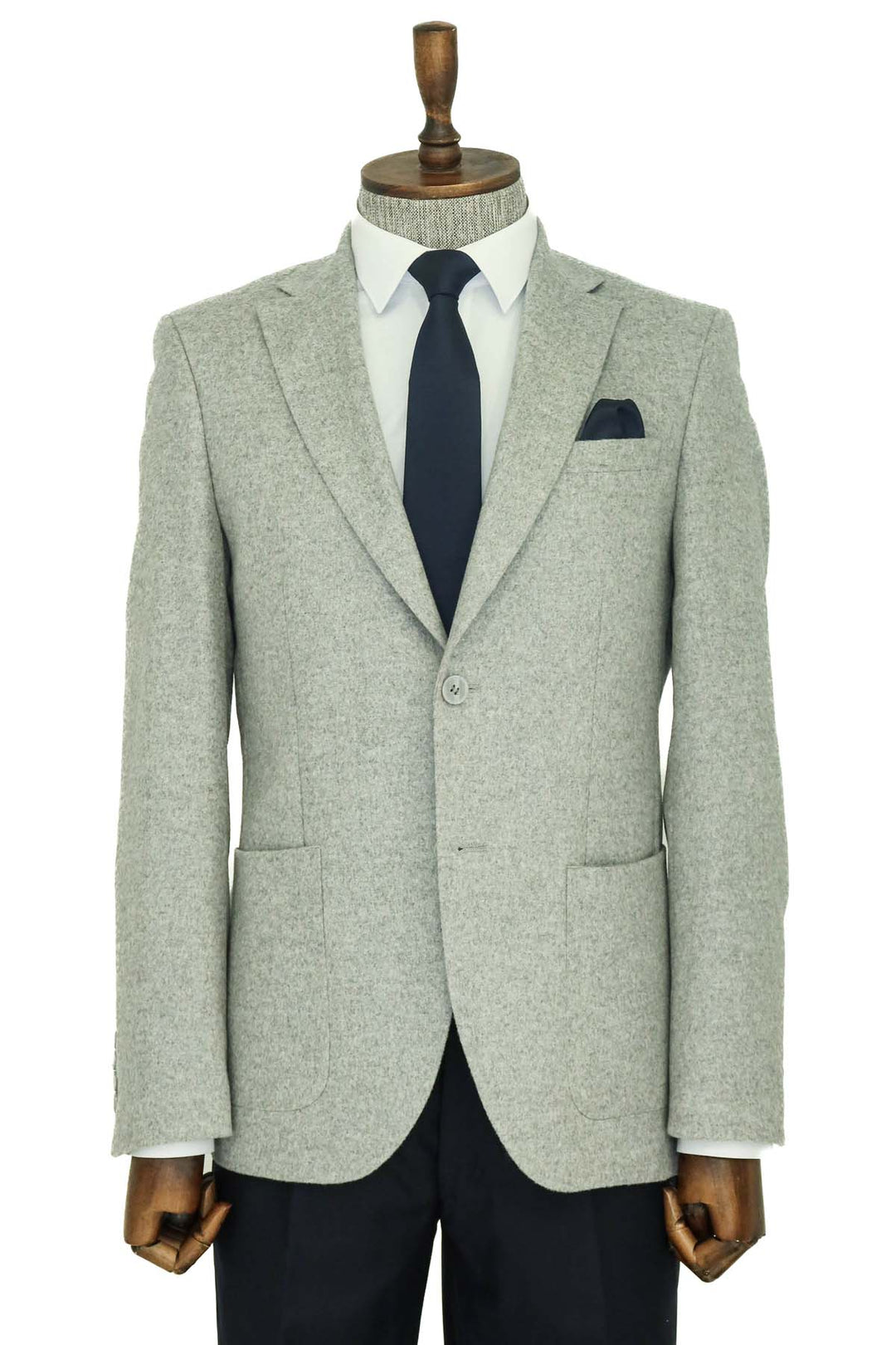 Lapel Patch Pocket Plain Coat Lapel Patch Pocket Plain Coat