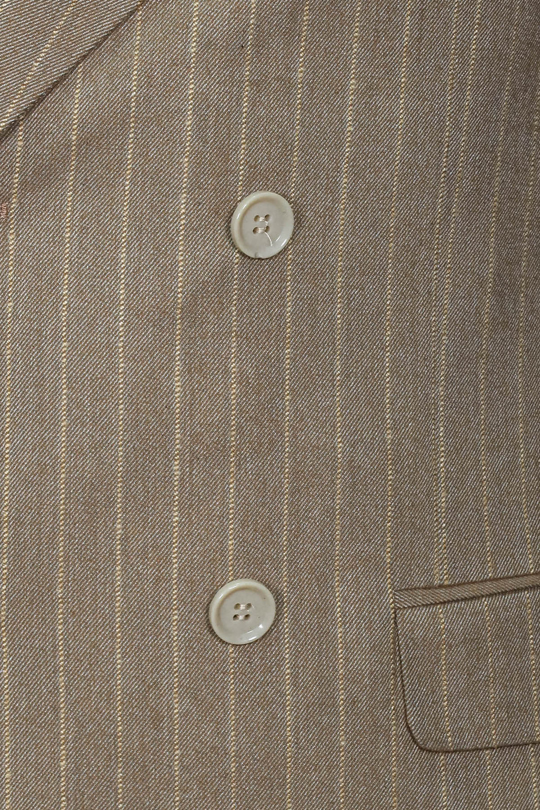 Blazer Hombre Rayas Cruzada Marrón Claro - Wessi