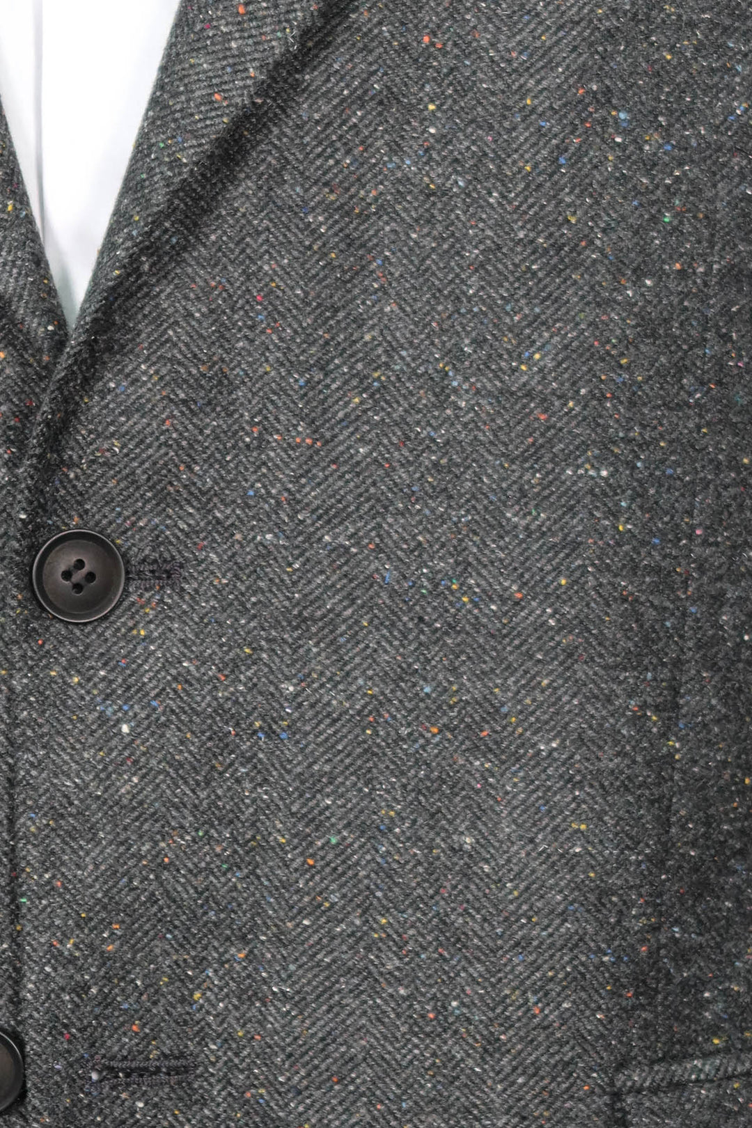 Blazer Hombre Lana Pata De Gallo Antracita - Wessi