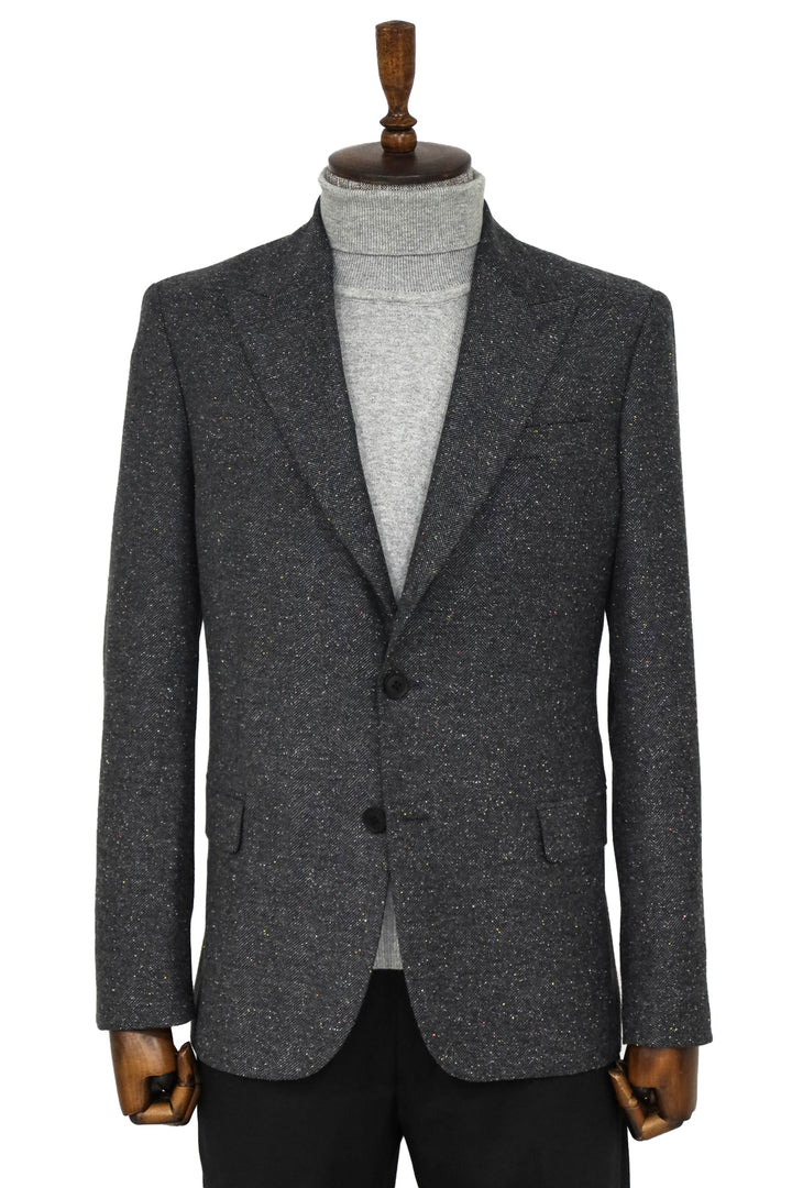 Gray Jacket, Vest, White Shirt, Black Trousers, and Tie Combo - Modern Style - Wessi