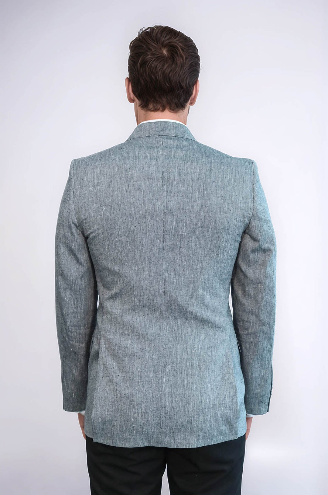 Peak Lapel Slim-Fit Smoked Jacket - Wessi