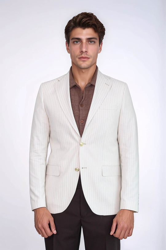 mens cream dress jacket Cream jacket always in style