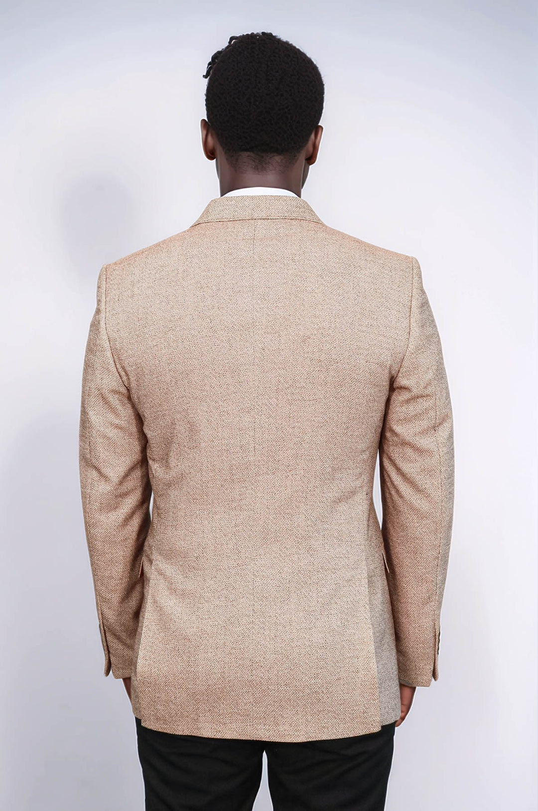 Blazer Slim-Fit Estampado Amarillo - Wessi