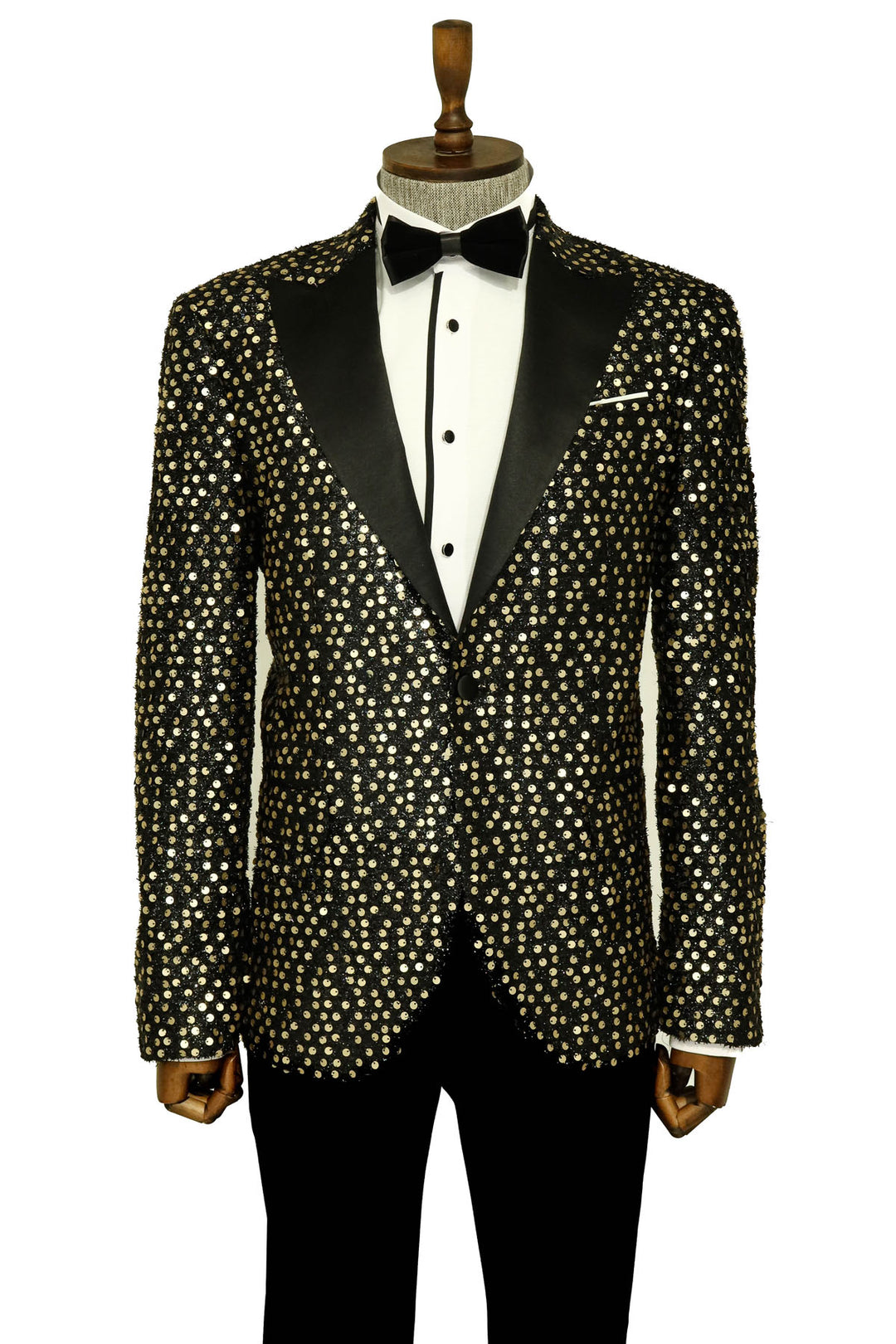 Smoked Sparkly Patterned Party Blazer | Wessi