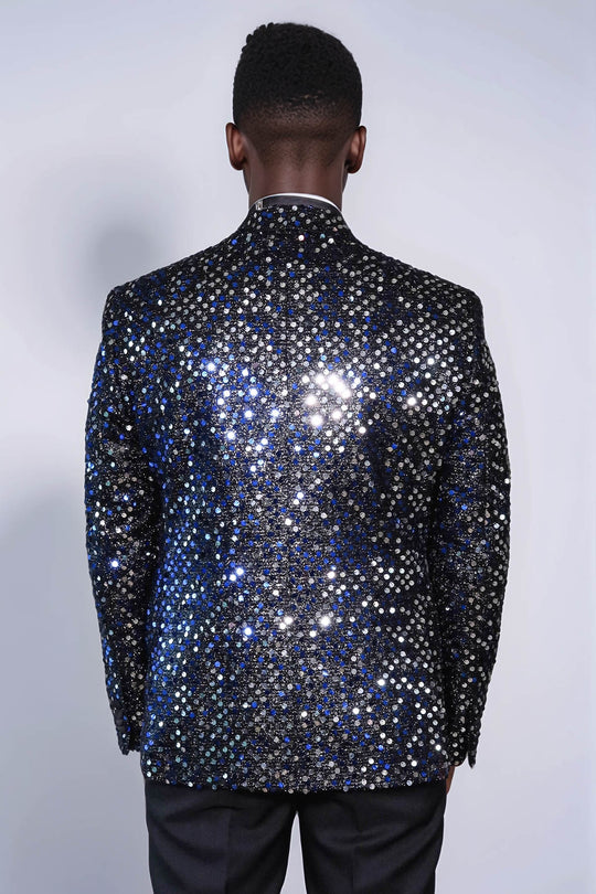 Glitter Pattern Black Men Prom Blazer | Wessi Wessi - Discover Diversity Glitter Pattern Black Men Prom Blazer | Wessi Wessi - Discover Diversity