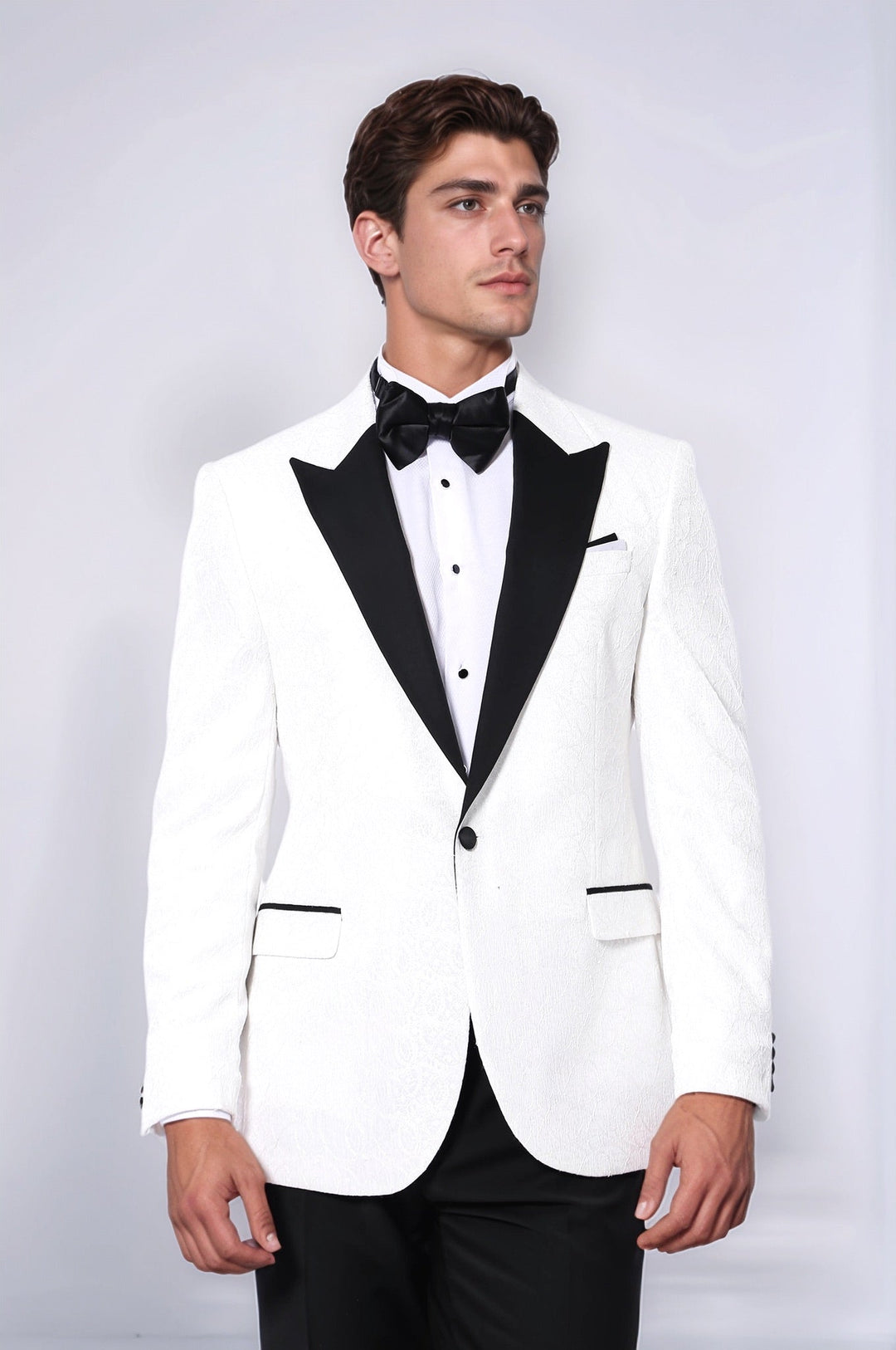 Grey Sparkly Patterned Party Blazer | Wessi